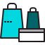 Shopping bags icon 64x64