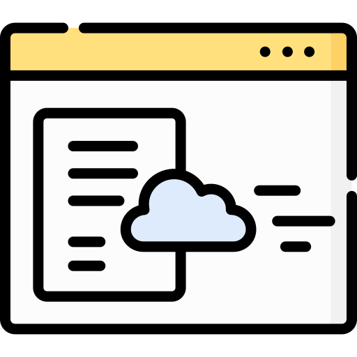 Cloud server icon