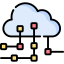 Cloud computing ícono 64x64