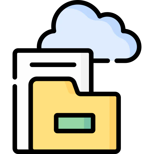 Cloud storage icon