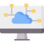 Cloud computing ícono 64x64