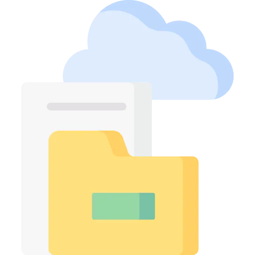Cloud storage icon