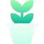 Plant pot ícone 64x64