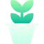 Plant pot icon 64x64