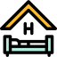 Hotel sign icon 64x64