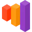 Bar chart icon 64x64