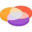 Venn diagram icon 64x64