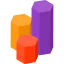 Bar chart icon 64x64