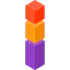 Bar chart icon 64x64