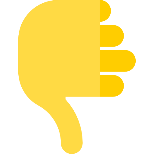 Thumb down icon