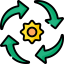 Solar energy icon 64x64