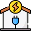 Eco house icon 64x64