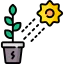 Solar power icon 64x64