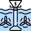 Tidal power icon 64x64