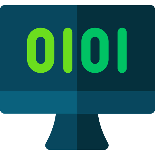 Binary code ícono