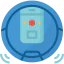 Robot vacuum cleaner icon 64x64