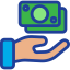 Get money icon 64x64