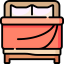 Double bed icon 64x64