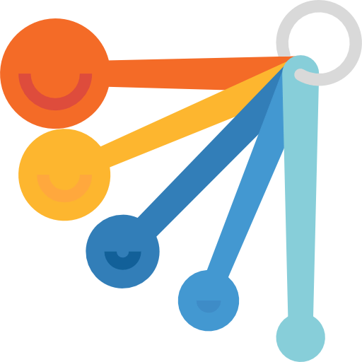 Measuring spoons icon