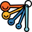 Measuring spoons icon 64x64