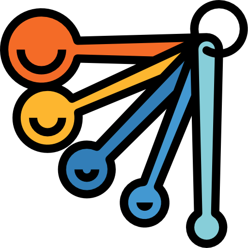 Measuring spoons icon