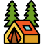 Camping icône 64x64