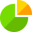 Pie chart ícone 64x64