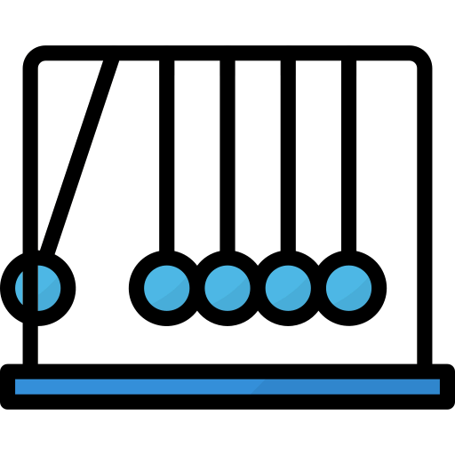 Newtons cradle Symbol