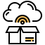 Cloud storage icon 64x64