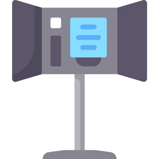 Voting booth icon