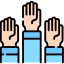 Raise hand іконка 64x64