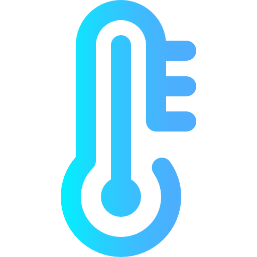 High temperature icon
