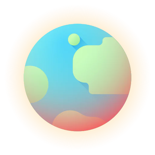 Global warming icon