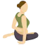 Yoga pose icon 64x64