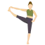 Yoga pose icon 64x64