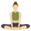 Yoga pose icon 64x64
