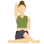 Yoga pose icon 64x64