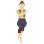 Yoga pose icon 64x64