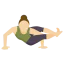Yoga pose icon 64x64