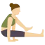 Yoga pose icon 64x64