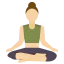 Yoga pose icon 64x64