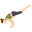Yoga pose icon 64x64