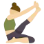 Yoga pose icon 64x64