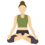 Yoga pose icon 64x64