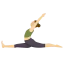 Yoga pose icon 64x64