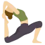 Yoga pose icon 64x64
