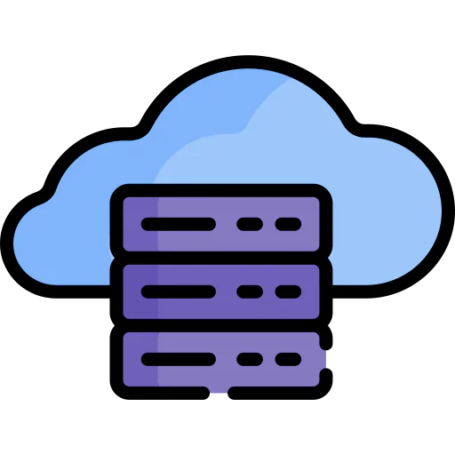 Cloud server icon