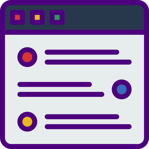 Web page icon