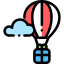 Hot air balloon icon 64x64