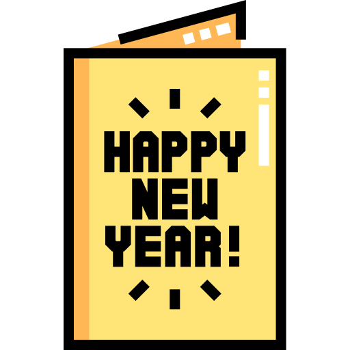 Happy new year アイコン